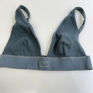 Skims ribbed bra XS Cotton plunge